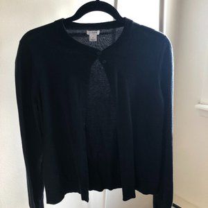 J Crew Black Cardigan
